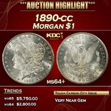1890-cc Morgan Dollar $1 ms64+ SEGS