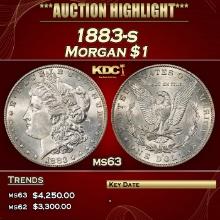 1883-s Morgan Dollar $1 ms63 USCG