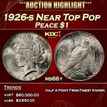 1926-s Peace Dollar Near Top Pop $1 ms66+ SEGS
