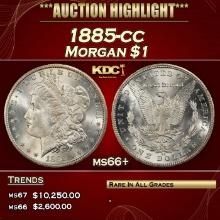 1885-cc Morgan Dollar $1 ms66+ SEGS
