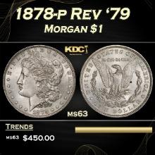 1878-p Rev '79 Morgan Dollar $1 Grades ms63