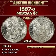 1887-o Morgan Dollar $1 ms64+ SEGS