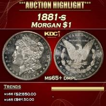 1881-s Morgan Dollar $1 ms65+ dmpl SEGS