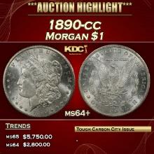 1890-cc Morgan Dollar $1 ms64+ SEGS