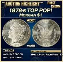 1878-s Morgan Dollar TOP POP! $1 ms68 SEGS