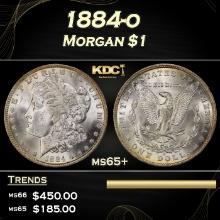 1884-o Morgan Dollar $1 Grades ms65+