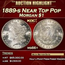 1889-s Morgan Dollar Near Top Pop $1 ms66+ SEGS