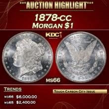 1878-cc Morgan Dollar $1 ms66 SEGS