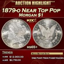 1879-o Morgan Dollar Near Top Pop $1 ms65+ SEGS