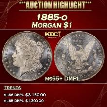 1885-o Morgan Dollar $1 ms65+ DMPL SEGS