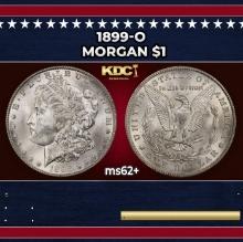 1899-o Morgan Dollar $1 Grades ms62+