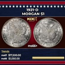 1921-d Morgan Dollar $1 ms66+ SEGS