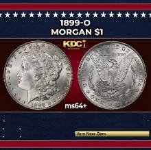 1899-o Morgan Dollar $1 Grades ms64+