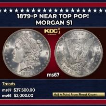 1879-p Morgan Dollar Near Top Pop! $1 ms67 SEGS