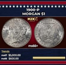 1900-p Morgan Dollar $1 ms66+ SEGS