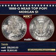 1888-o Morgan Dollar Near Top Pop! $1 ms66+ SEGS