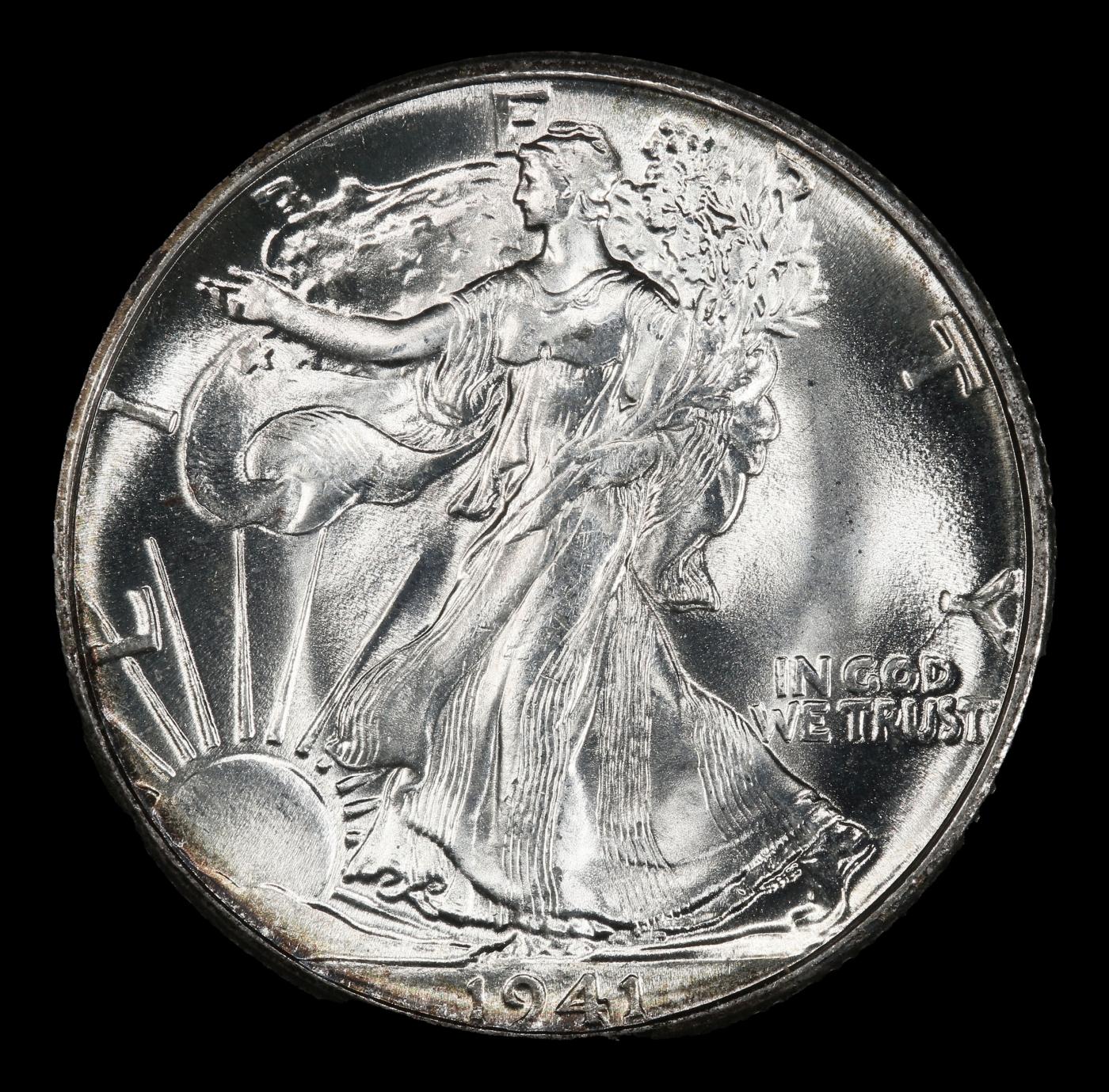 1941-p Walking Liberty Half Dollar 50c ms67 SEGS