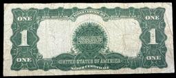 1899 $1 large size Silver Certificate "Black Eagle" Grades vf+ Signatures Parker/Burke