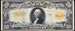 1922 $20 Large Size Gold Certificate Grades vf+ Signatures Speelman/White