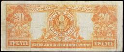 1922 $20 Large Size Gold Certificate Grades vf+ Signatures Speelman/White