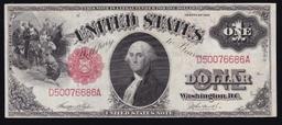 1917 $1 Large Size Legal Tender Note Grades Choice AU/BU Slider Signatures Teehee/Burke
