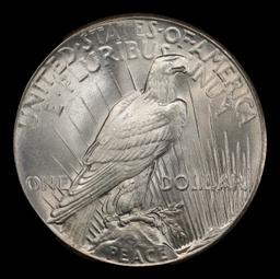 1927-p Peace Dollar Near Top Pop $1 ms65+ SEGS