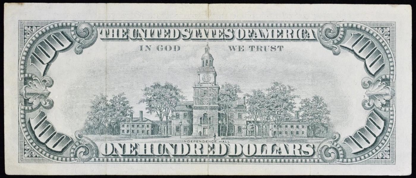 1966 $100 Red Seal United States Note Grades Select AU