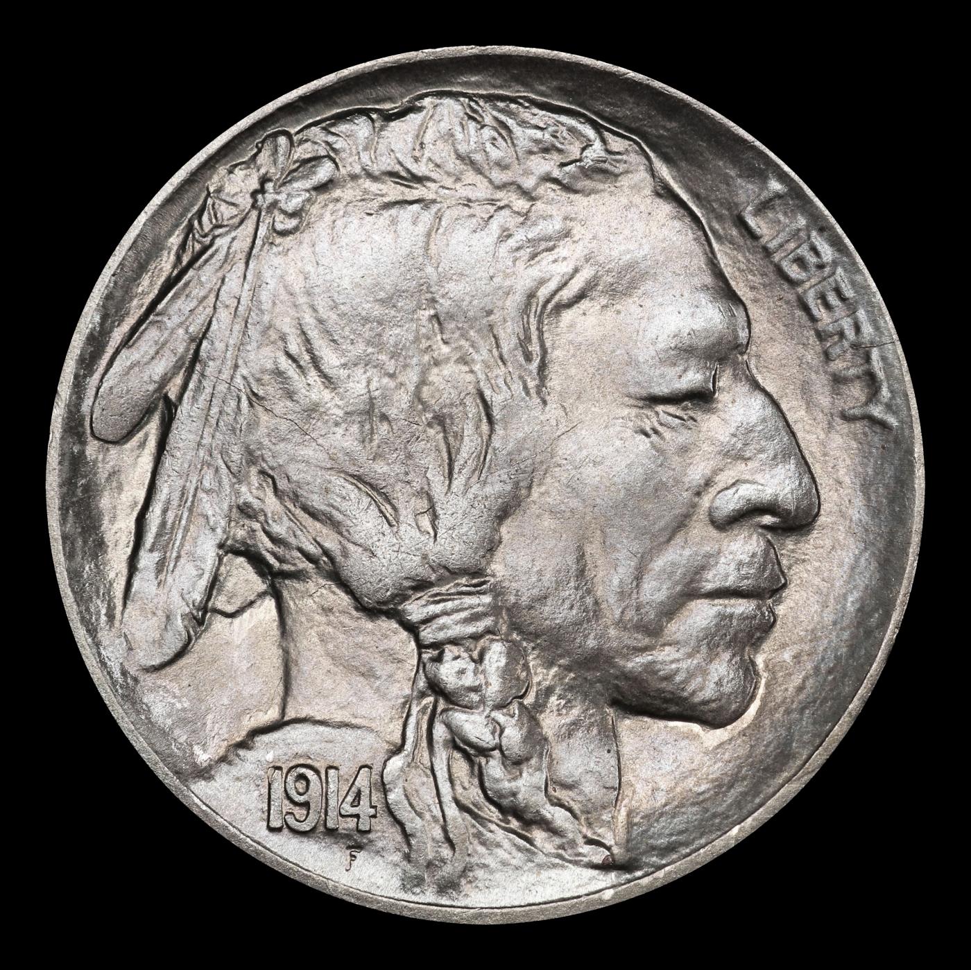 1914-d Buffalo Nickel TOP POP! 5c ms67+ SEGS