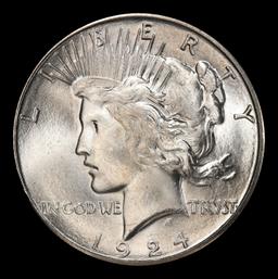 1924-s Peace Dollar TOP POP! $1 ms66 SEGS