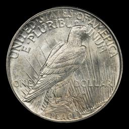 1921-p Peace Dollar Near Top Pop $1 ms66+ SEGS
