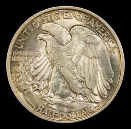 1916-p Walking Liberty Half Dollar Near Top Pop! 50c ms66+ SEGS
