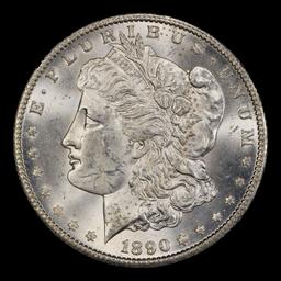 1890-cc Morgan Dollar Near Top Pop $1 ms65+ SEGS