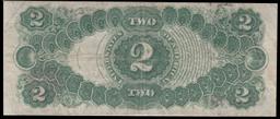 1917 $2 Large Size Legal Tender Note Thomas Jefferson Grades vf+ Signatures Speelman/White