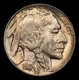 1915-p Buffalo Nickel 5c ms66 SEGS