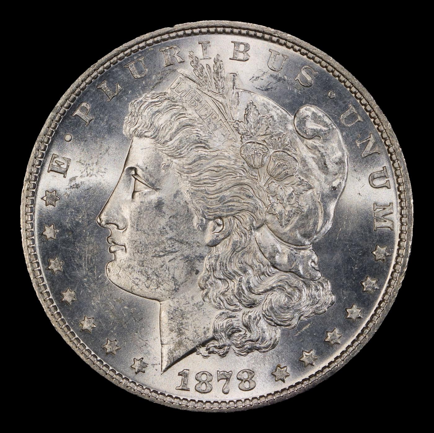 1878-p Rev '79 Morgan Dollar $1 Grades ms64