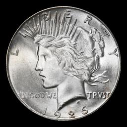 1926-d Peace Dollar $1 ms65 SEGS