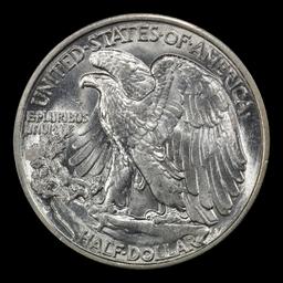 1934-d Walking Liberty Half Dollar 50c ms65 SEGS
