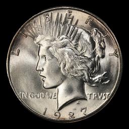 1927-s Peace Dollar Near Top Pop $1 ms65 SEGS