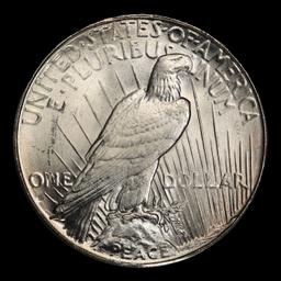 1927-s Peace Dollar Near Top Pop $1 ms65 SEGS