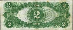 1917 $2 Large Size Legal Tender Note Thomas Jefferson Grades xf+ Signatures Speelman/White