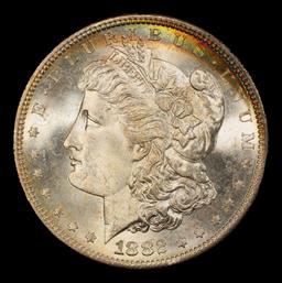 1882-s Morgan Dollar Rainbow Toned TOP POP! $1 ms68+ SEGS