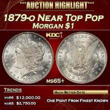 1879-o Morgan Dollar Near Top Pop $1 ms65+ SEGS