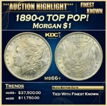 1890-o Morgan Dollar TOP POP! $1 ms66+ SEGS