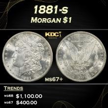 1881-s Morgan Dollar $1 ms67+ SEGS