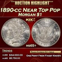 1890-cc Morgan Dollar Near Top Pop $1 ms65+ SEGS