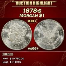 1878-s Morgan Dollar $1 ms66+ SEGS