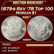 1879-s Rev '78 Top 100 Morgan Dollar $1 ms64+ SEGS