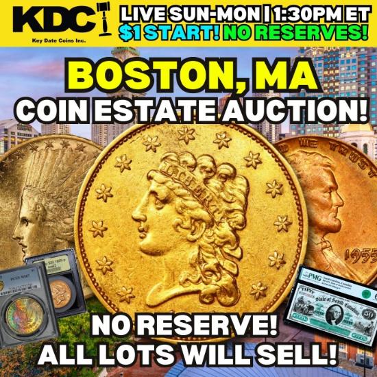 The Boston Rare Coin Collecton Estate Auction 22MA