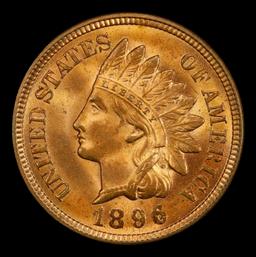 1896 Indian Cent Near Top Pop! 1c ms67 rd SEGS