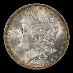 1882-o/s Top 100 Morgan Dollar Toned VAM-4 Recessed $1 ms64+ SEGS